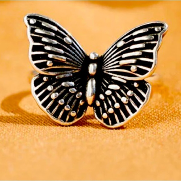COPY - Sterling Silver Butterfly Ring - Picture 1 of 7